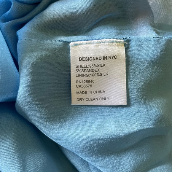 Intermix ombré silk slip dress with cowl neck line - Picture 2 of 10